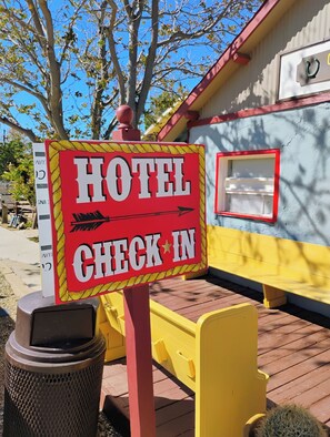 Voorkant van accommodatie