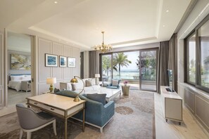 Villa, 3 Schlafzimmer, eigener Pool, Meerblick | Pool | Innenpool, Außenpool