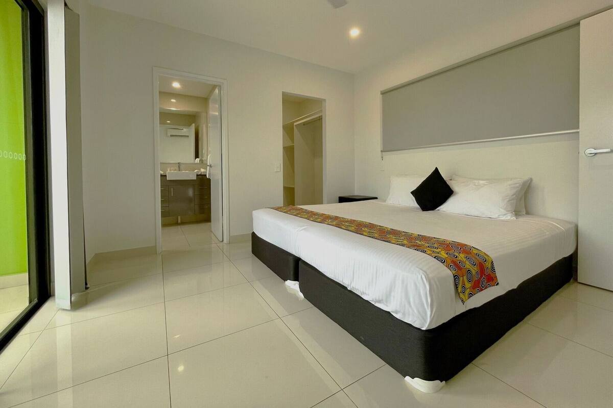 Premium bedding, soundproofing, iron/ironing board