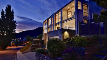 Front of property – evening/night