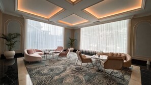 Sitteområde i lobbyen