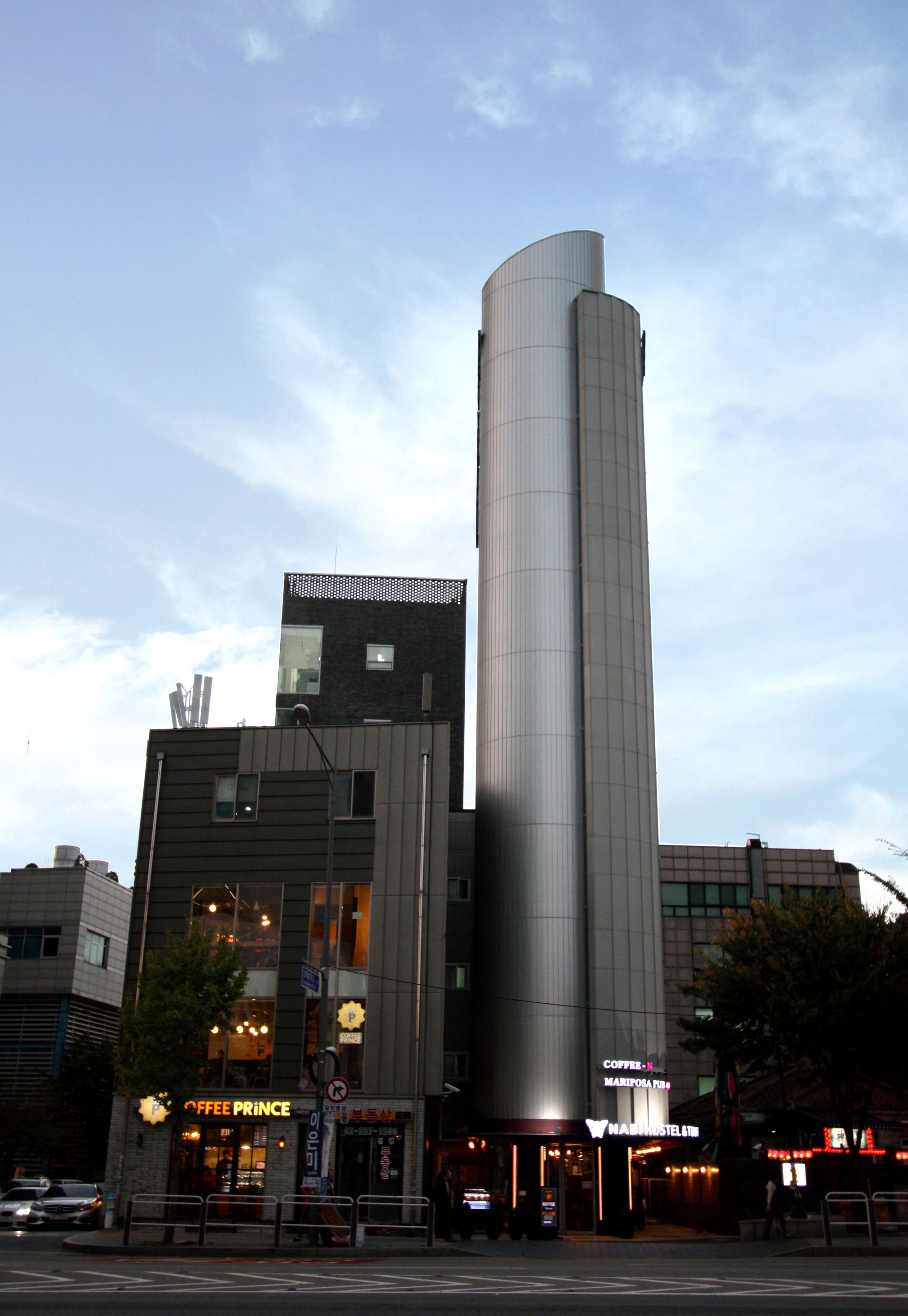 front of property – evening/night