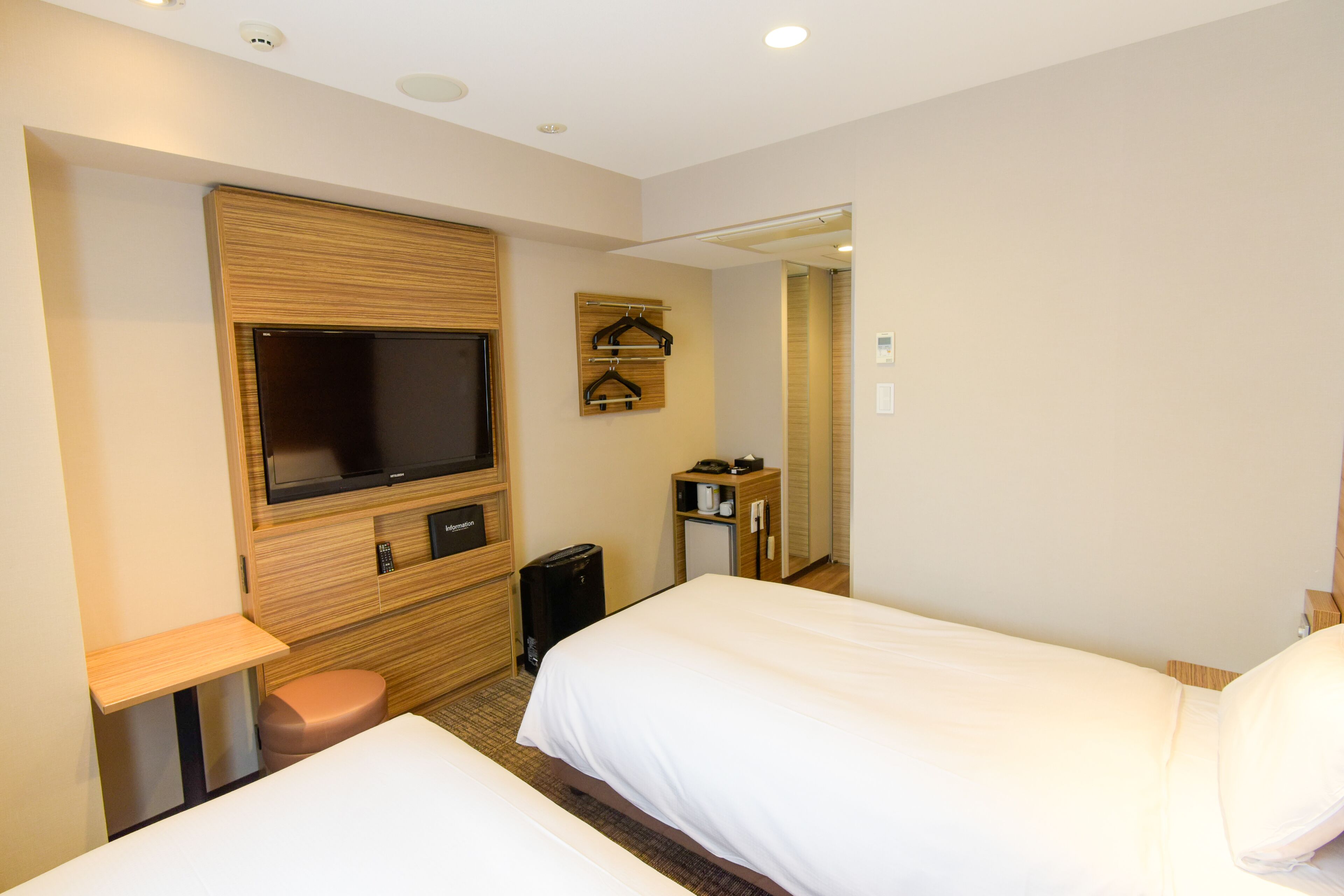 desk, blackout curtains, iron/ironing board, free wifi