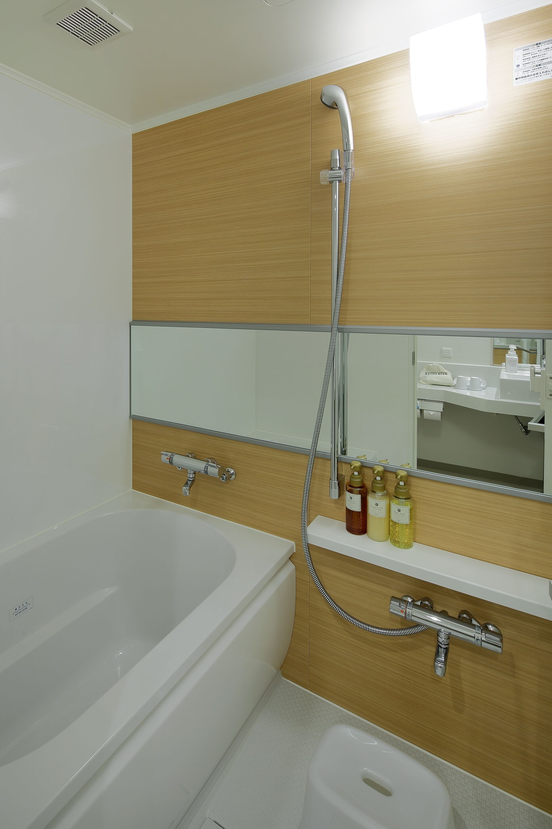 free toiletries, hair dryer, slippers, bidet