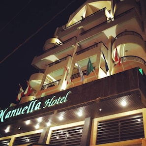 Front of property – evening/night