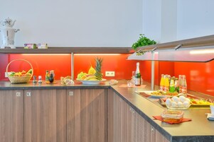 Daily buffet breakfast (EUR 15 per person)