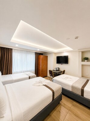 Premium bedding, minibar, in-room safe, desk