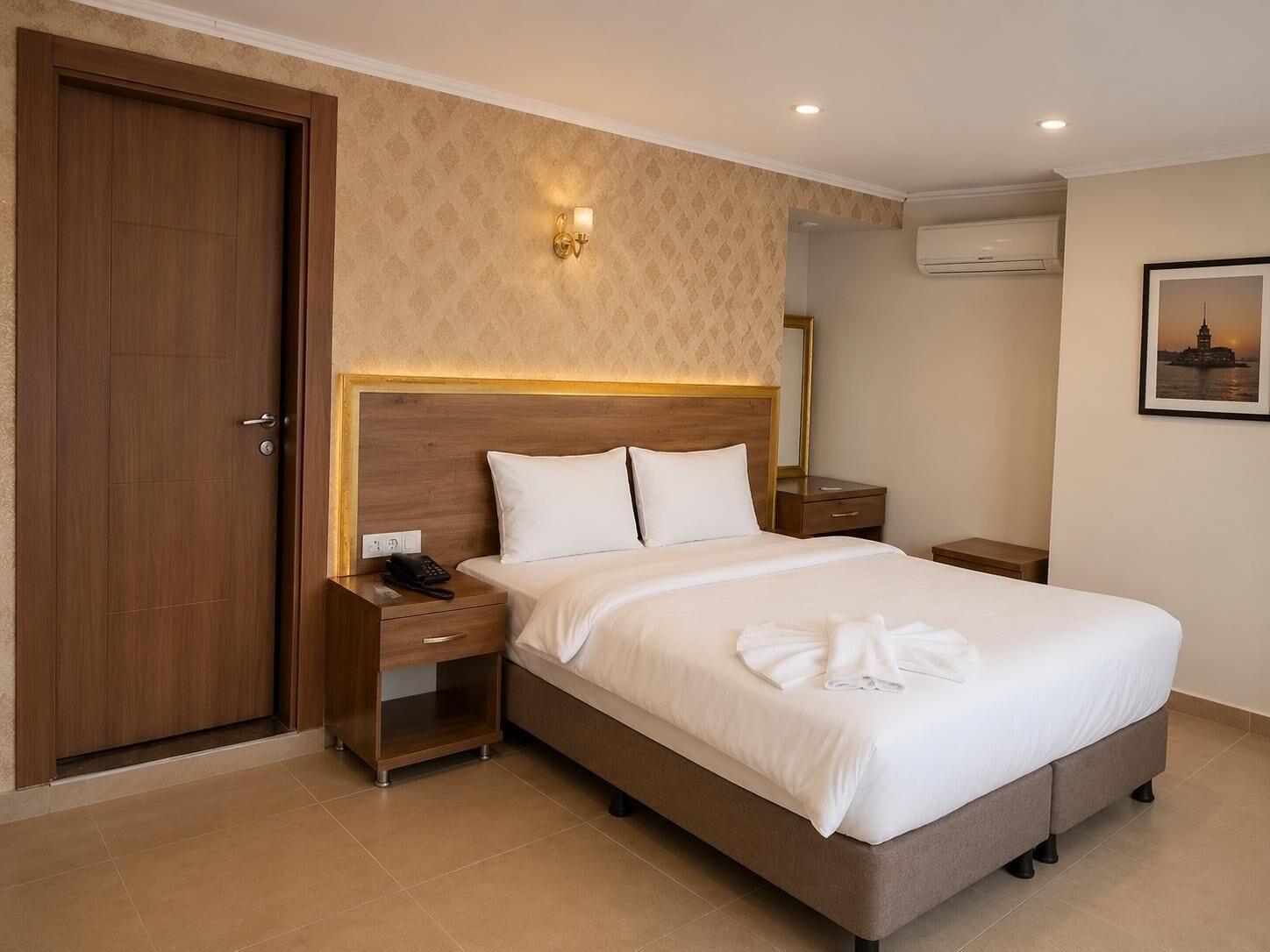 Premium bedding, minibar, in-room safe, desk