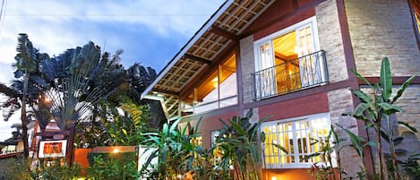 Overnatningsstedets facade