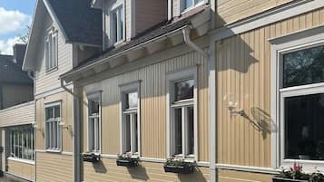 Overnatningsstedets facade