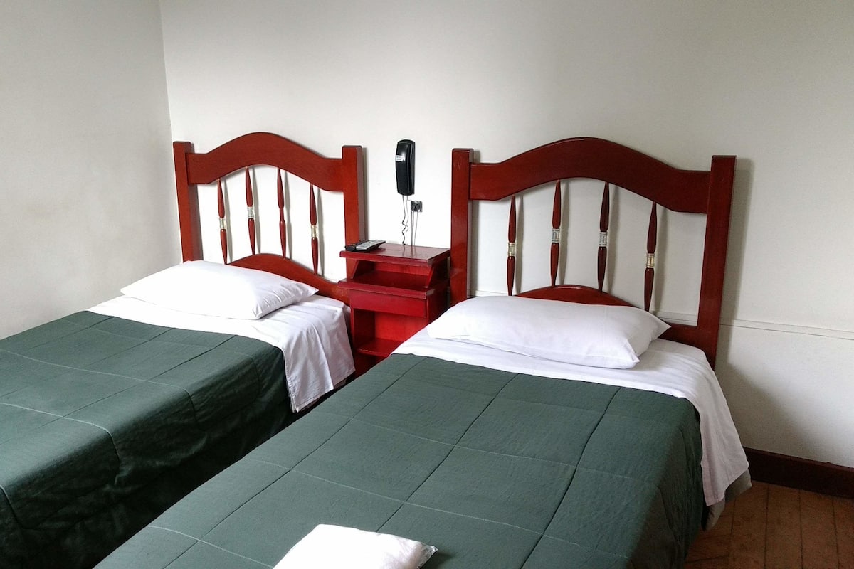 Zweibettzimmer | Verdunkelungsvorhänge, Bügeleisen/Bügelbrett, kostenlose Zustellbetten