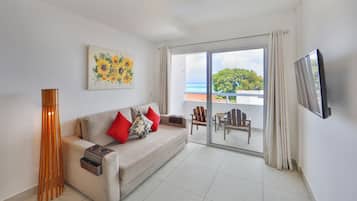 Apartamento, 1 quarto, Cozinha, Vista Parcial para o mar | 客房景观