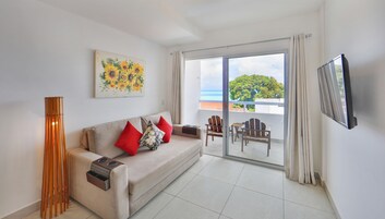 Apartamento, 1 quarto, Cozinha, Vista Parcial para o mar | 客房景觀
