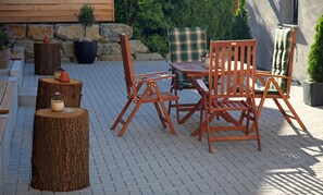 Doppelzimmer | Terrace/patio - AKZENT Hotel Altes Casino (Petersberg)