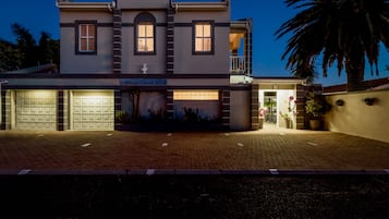 Front of property – evening/night
