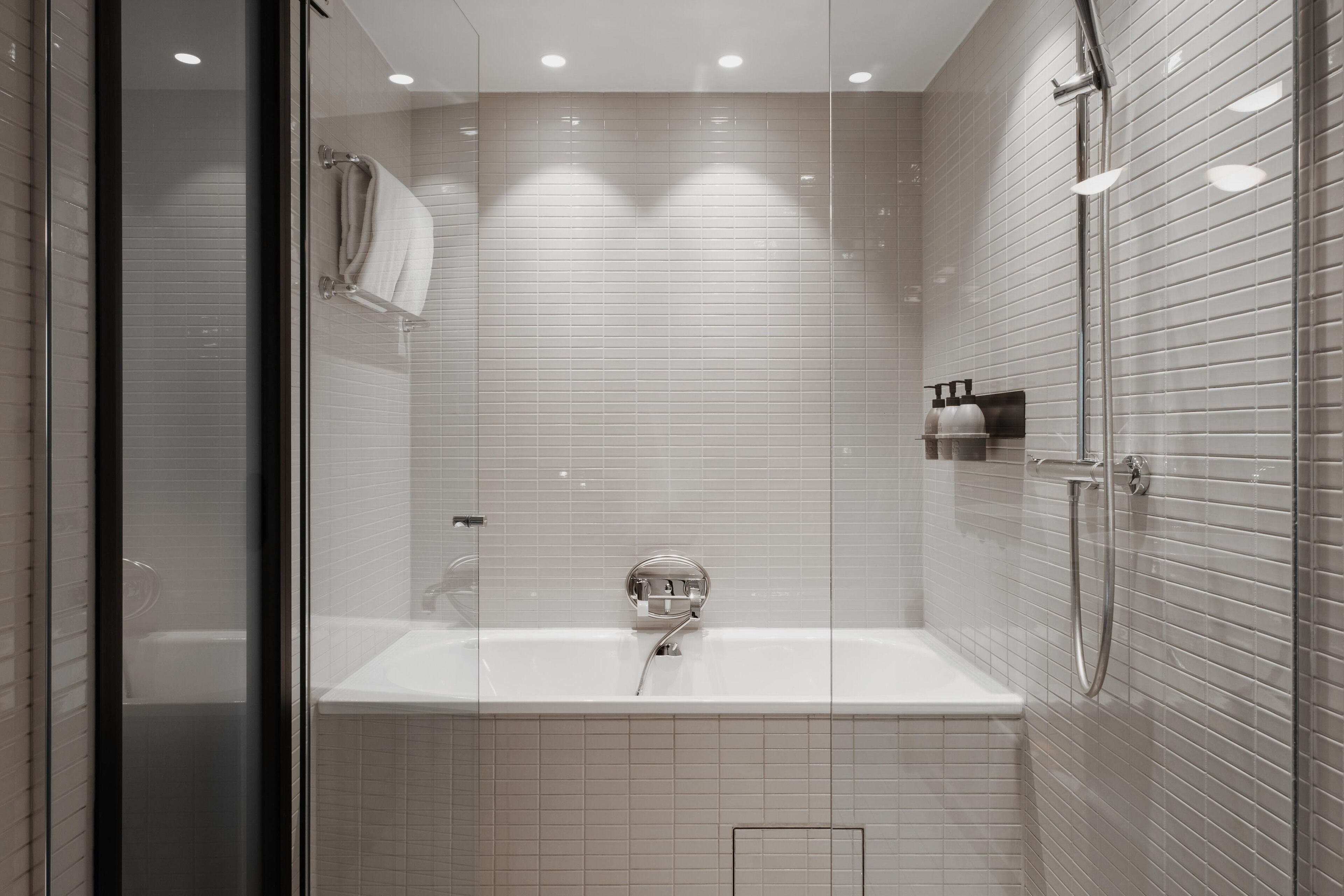 suite | bathroom | free toiletries, hair dryer, slippers, towels