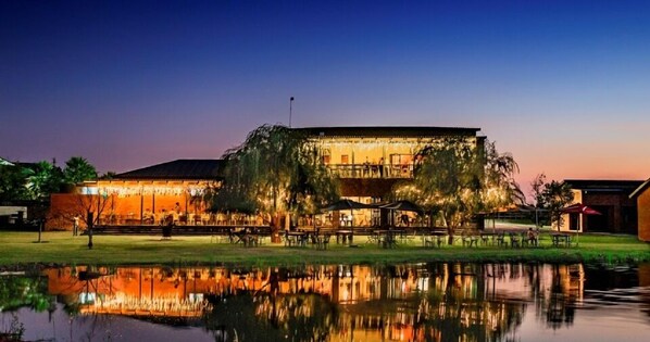 Front of property – evening/night