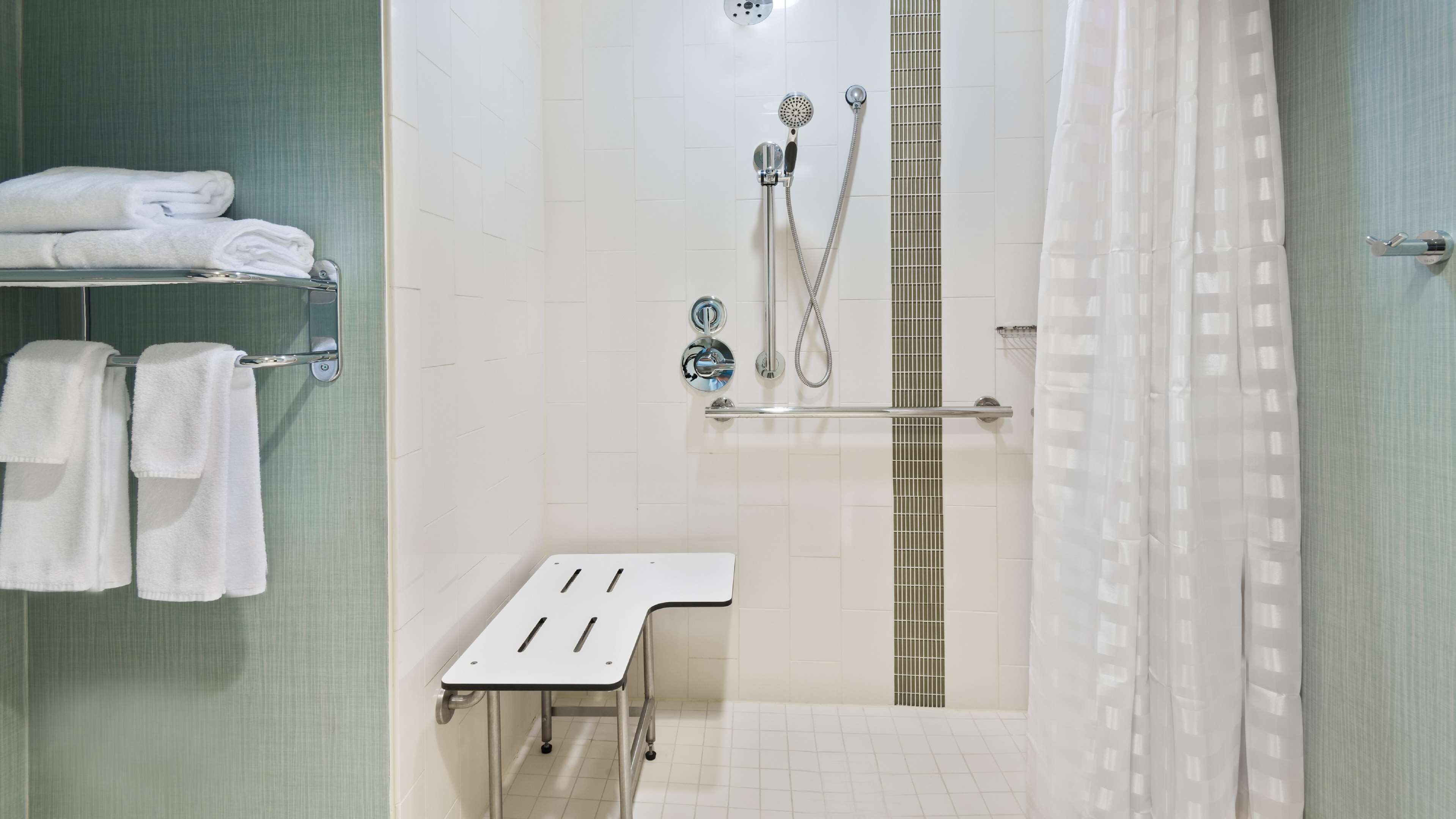 free toiletries, hair dryer, towels, soap