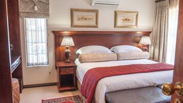 Egyptian cotton sheets, premium bedding, memory-foam beds, minibar