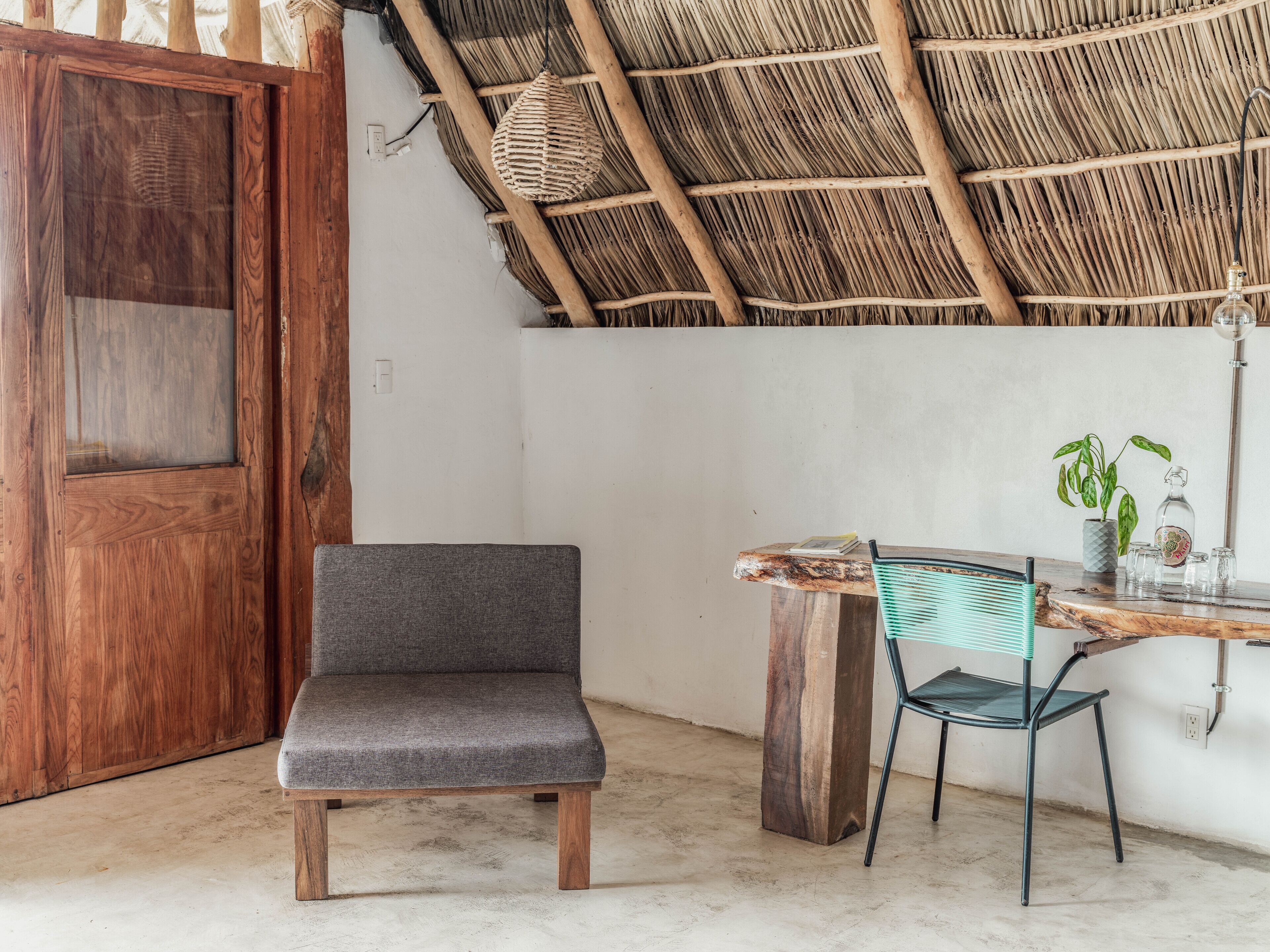 comfort double room, 2 double beds, terrace, partial ocean view | desk, bed sheets