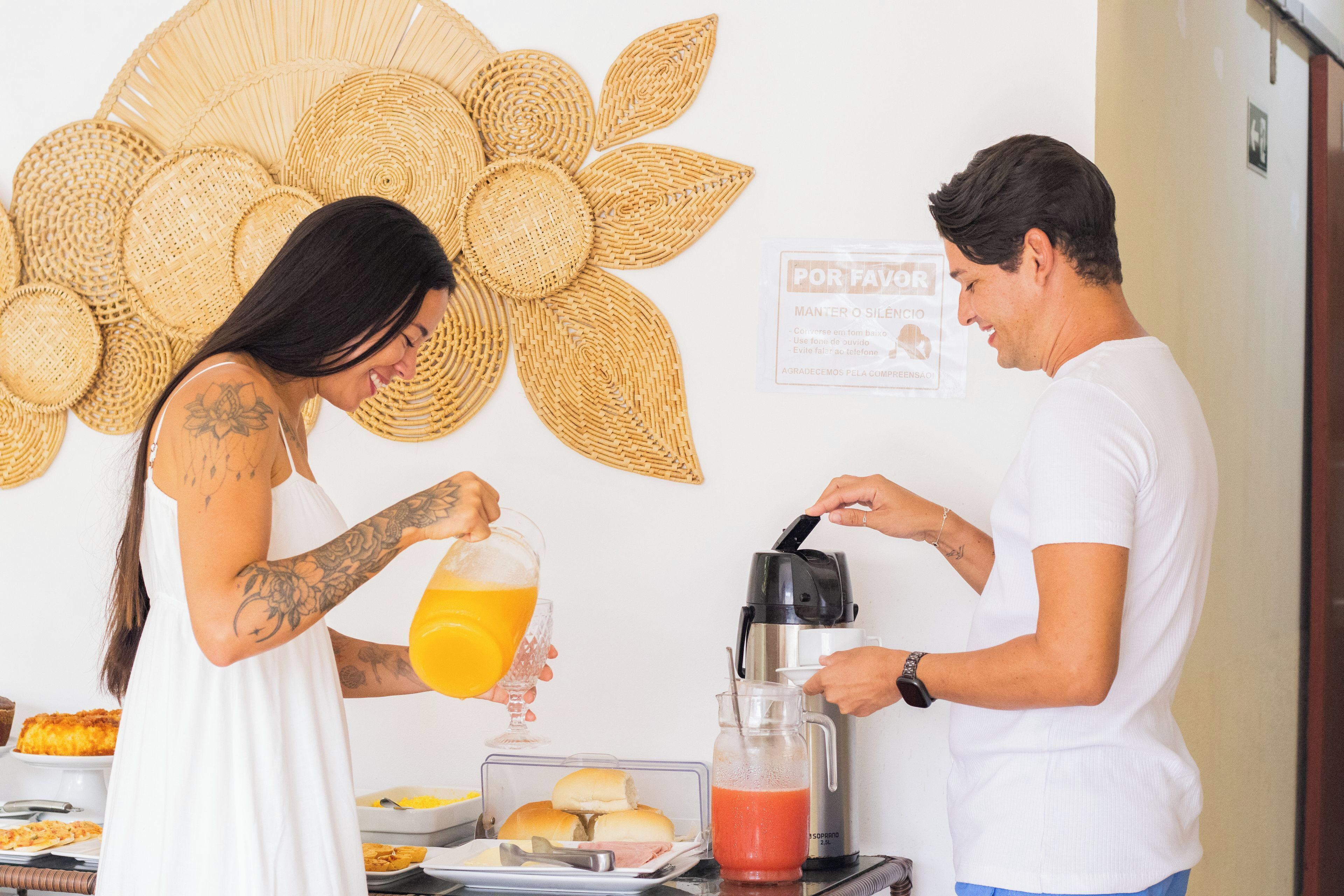 Frokostbuffé er inkludert hver dag