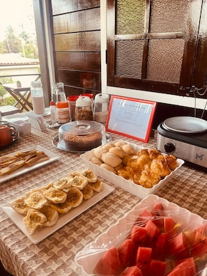 Ferdiglaget frokost er inkludert hver dag