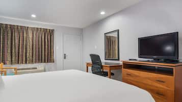 Desk, iron/ironing board, free rollaway beds, free WiFi