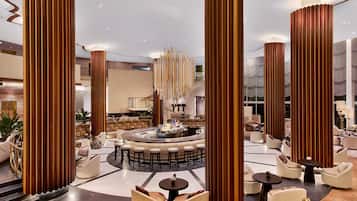 Sala de estar en el lobby