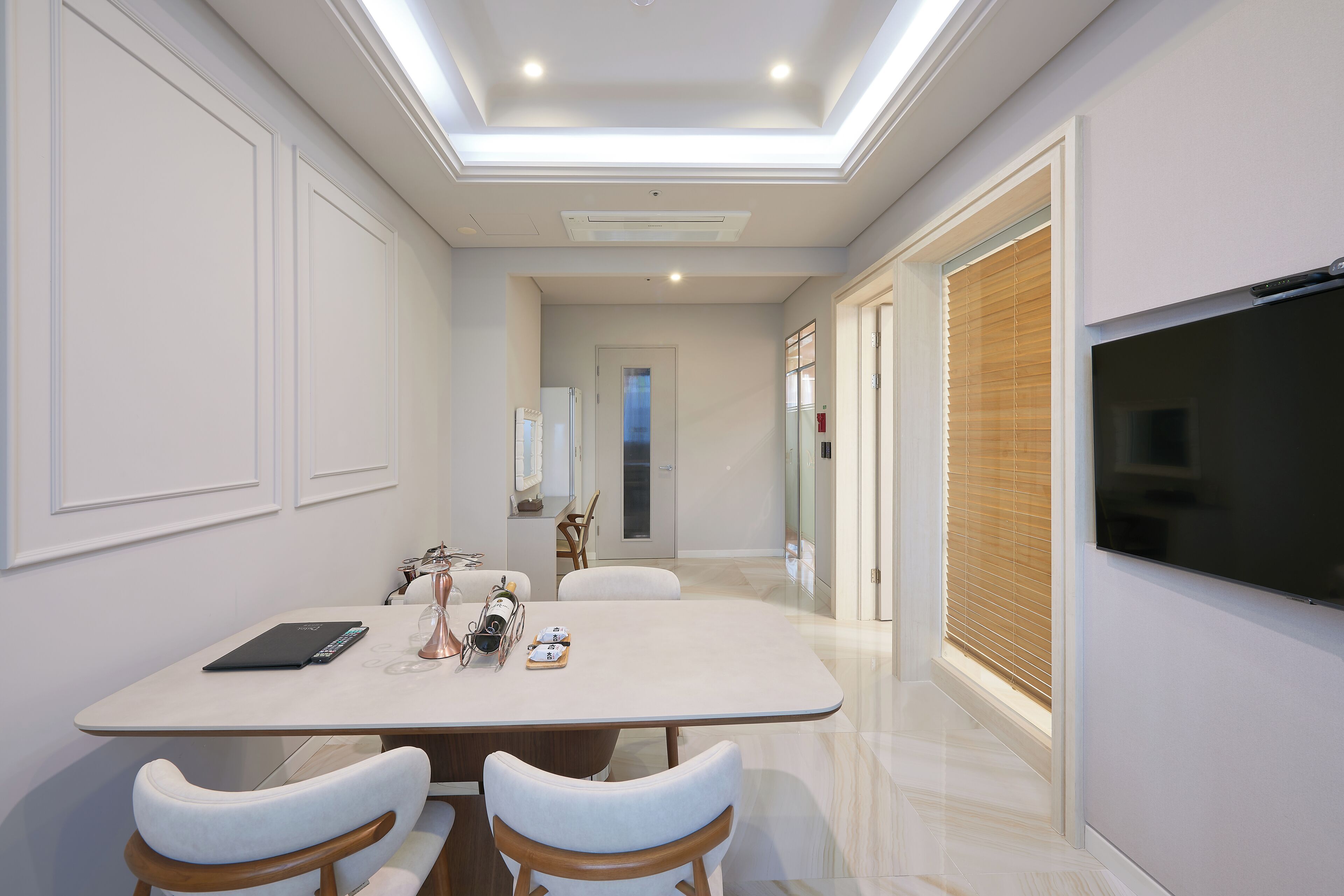 royal suite(lg styler) | living area | led tv