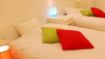 Free WiFi, bed sheets
