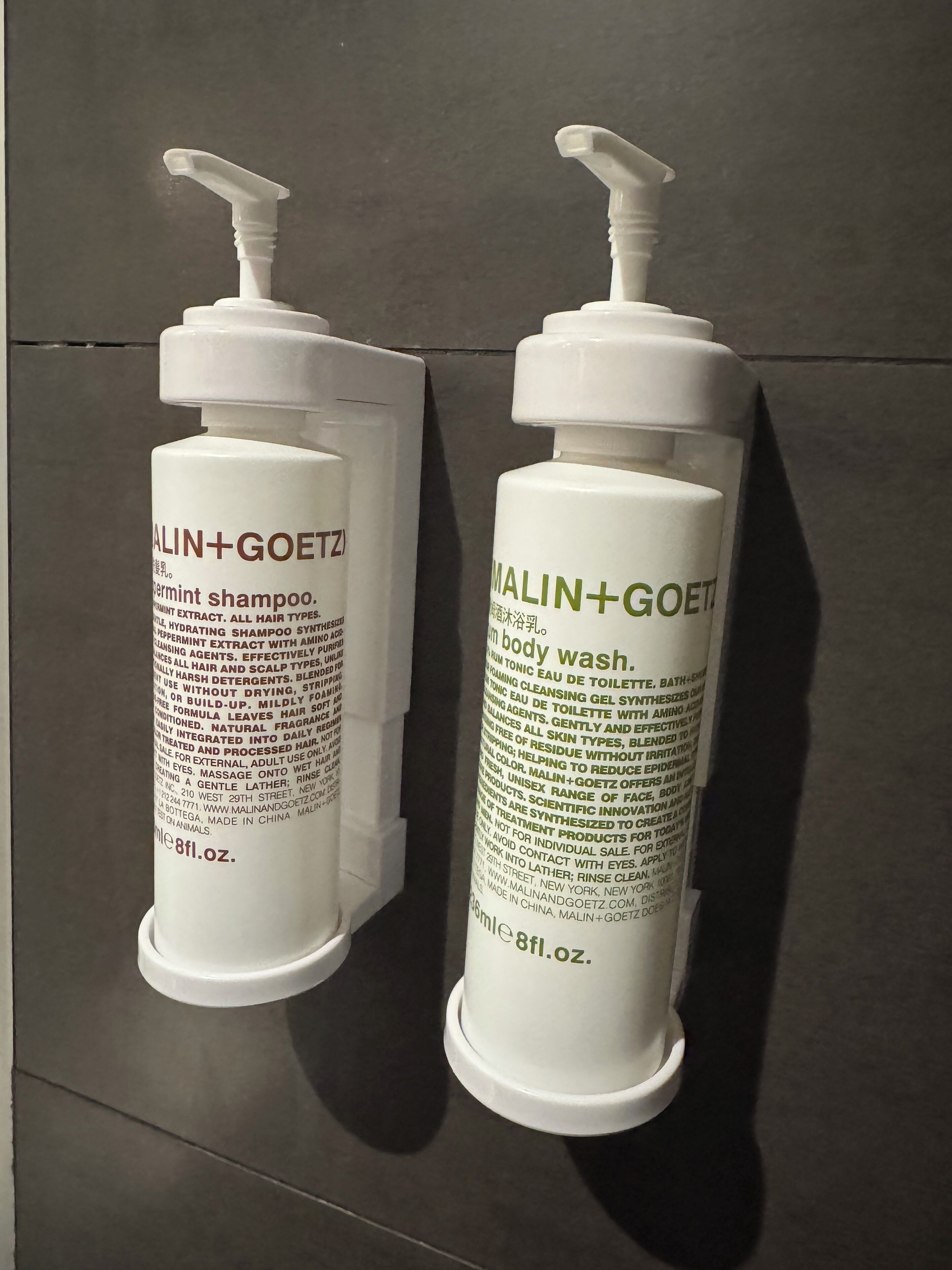 Shower, hydromassage showerhead, eco-friendly toiletries, hair dryer