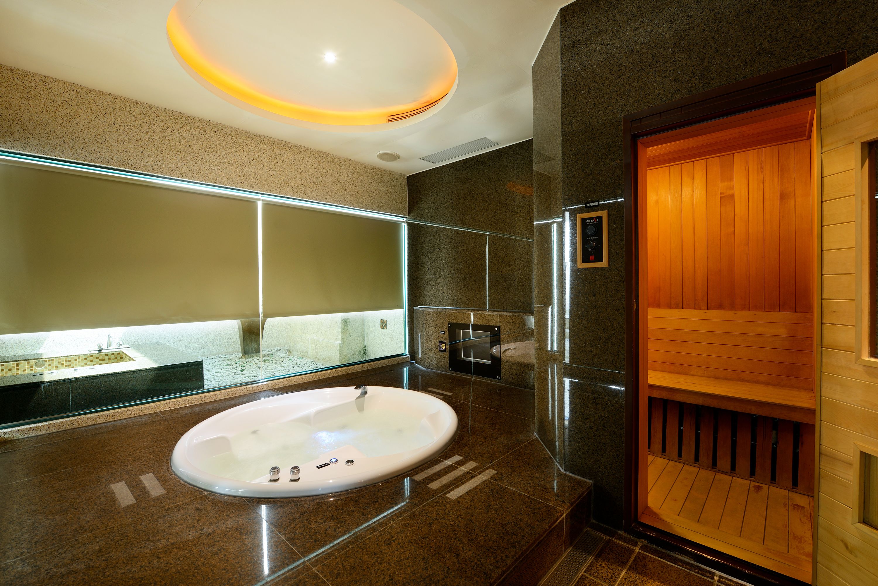 vip suite | bathroom | separate bathtub and shower, rainfall showerhead, free toiletries