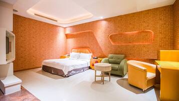 Down duvets, pillow-top beds, minibar, individually decorated