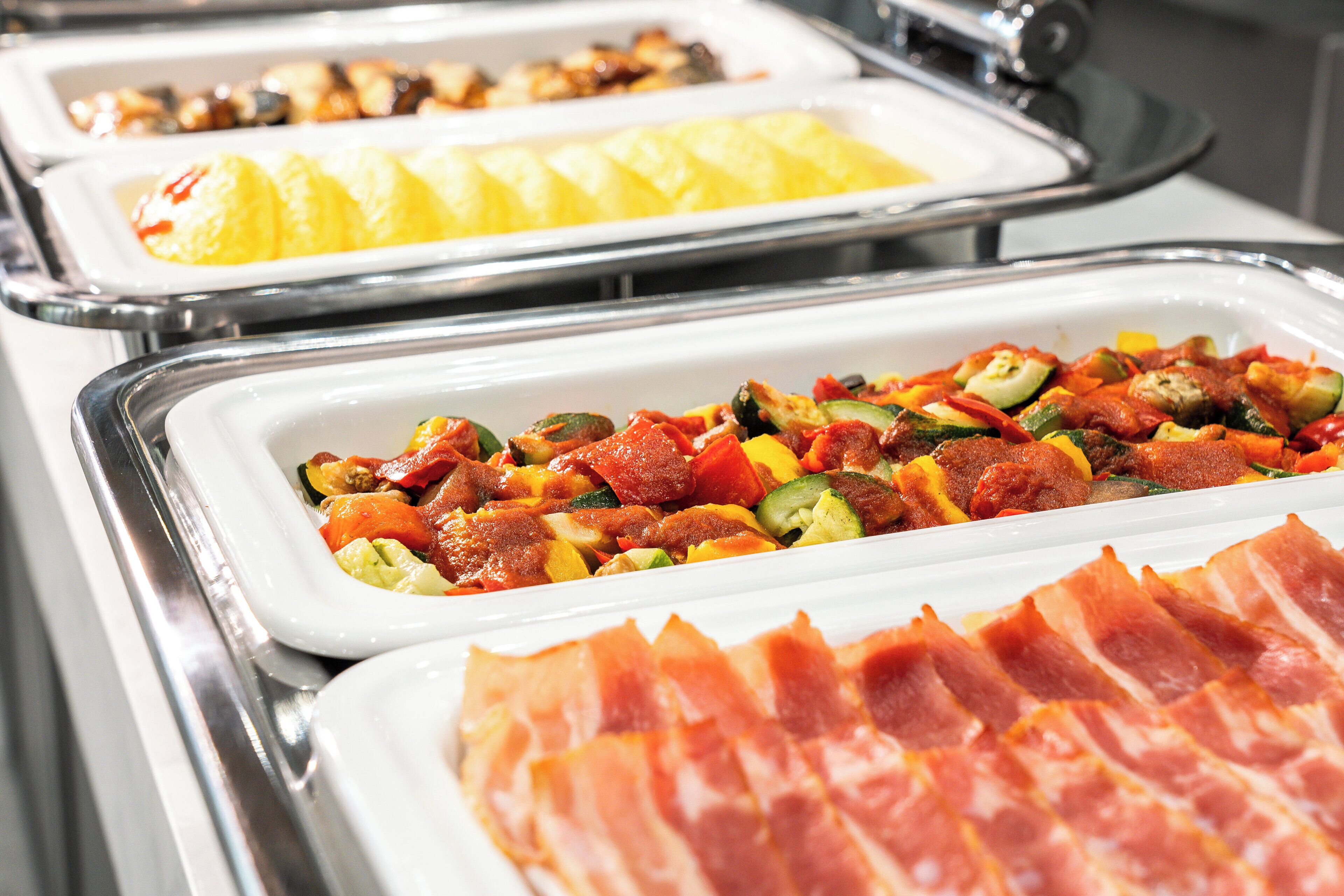 Daily buffet breakfast for a fee