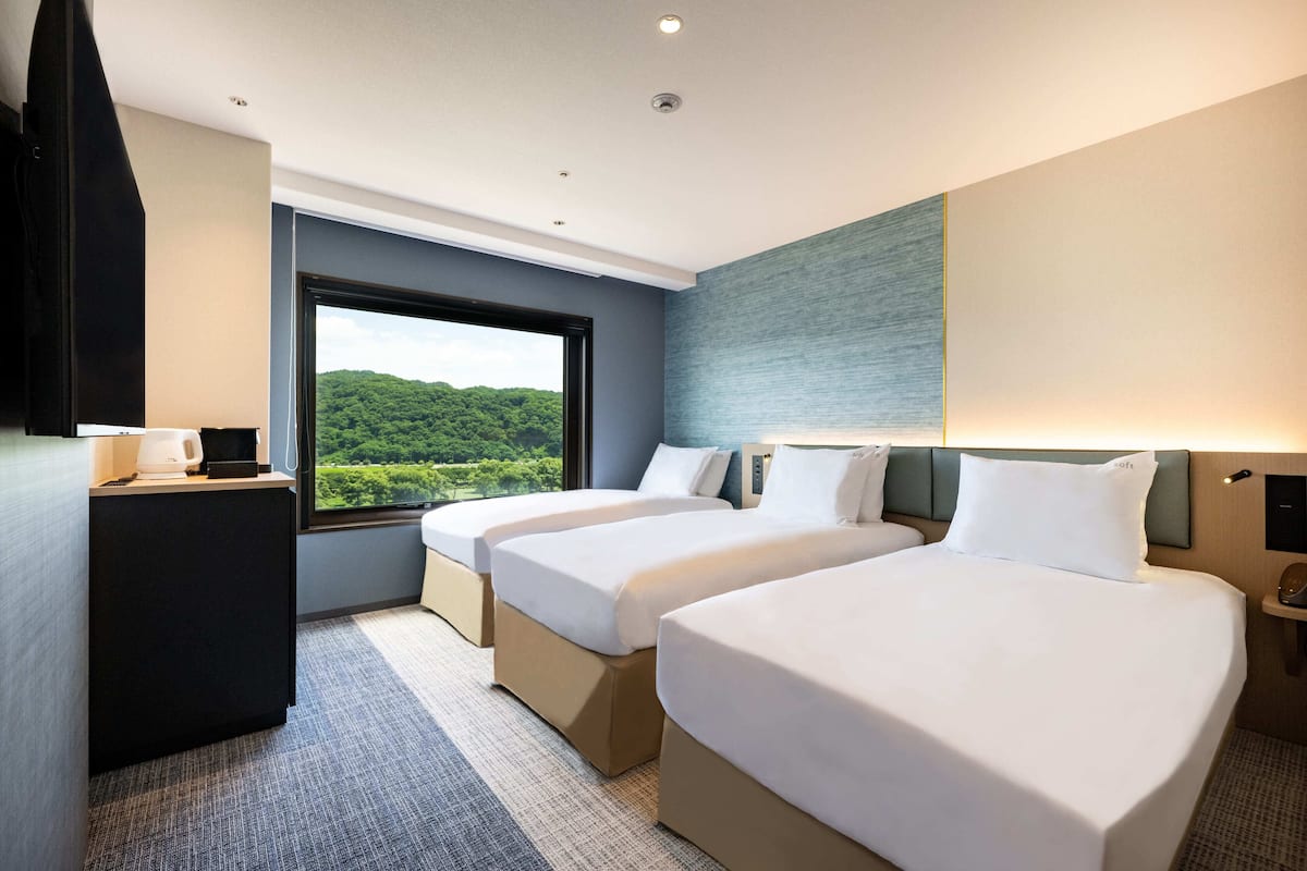 Standard Room, 2 Twin Beds (up to 3 guests) | 1 bedroom, blackout drapes, free WiFi, bed sheets