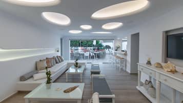 Sala de estar en el lobby