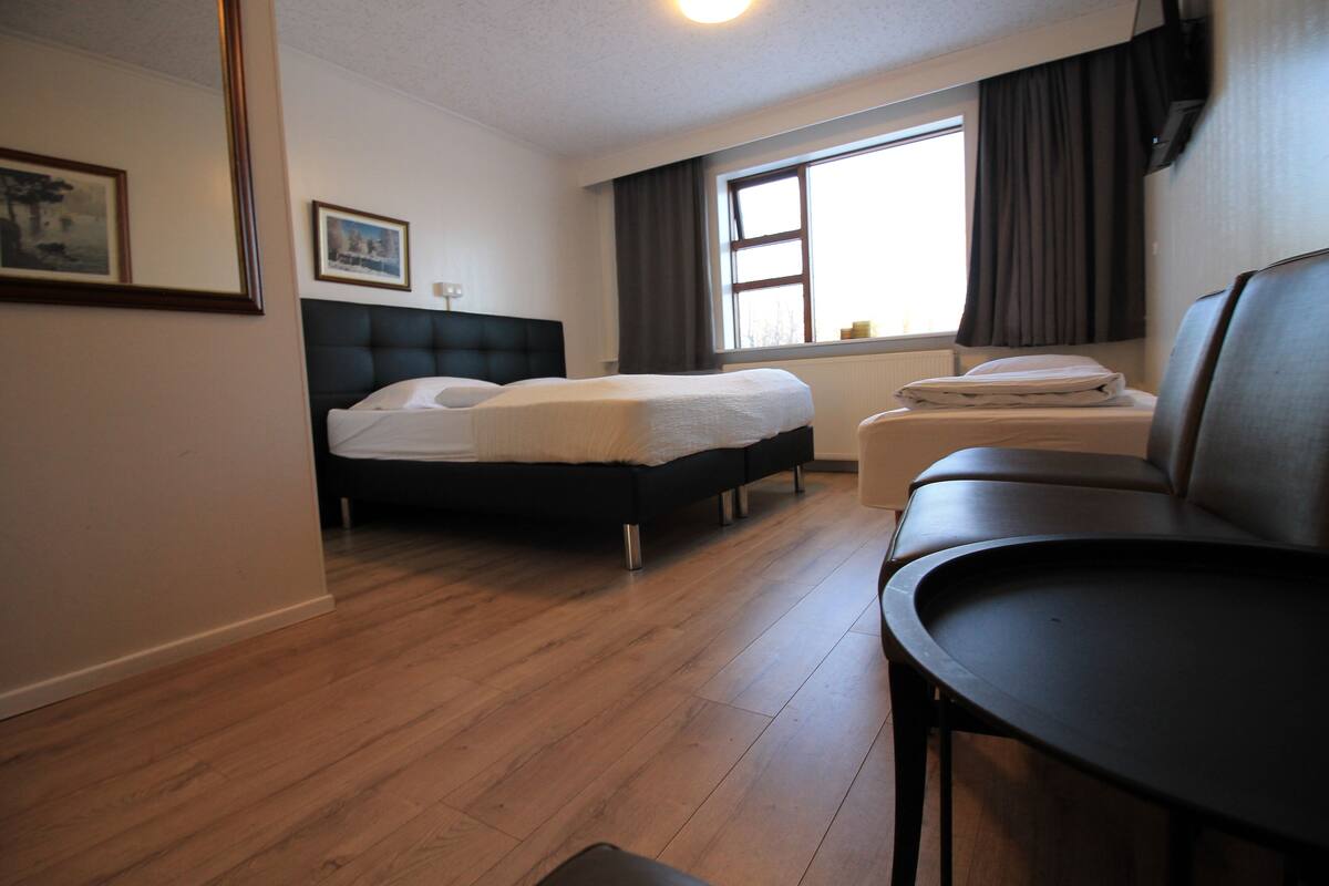Triple Room | Premium bedding, in-room safe, desk, blackout curtains