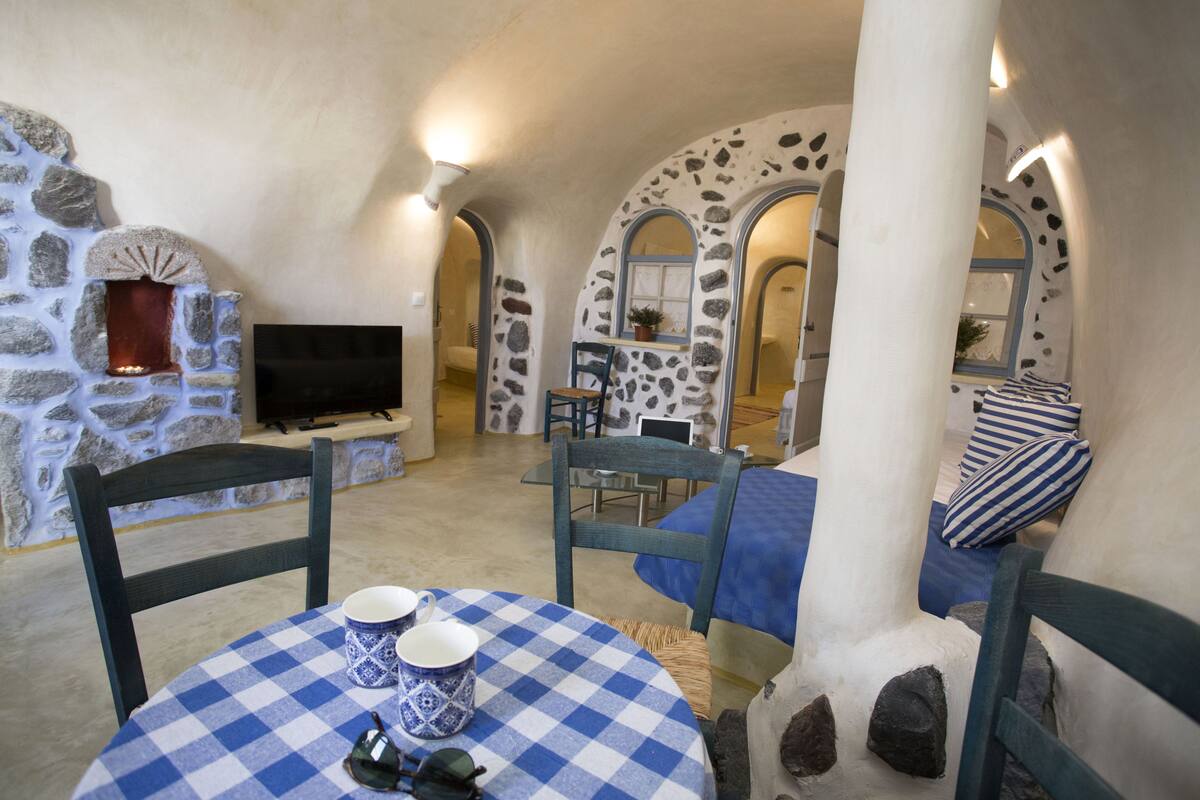 Honeymoon Villa, 2 Bedrooms, Private Outdoor Seasonal Spa Tub, Sea View | Wohnbereich