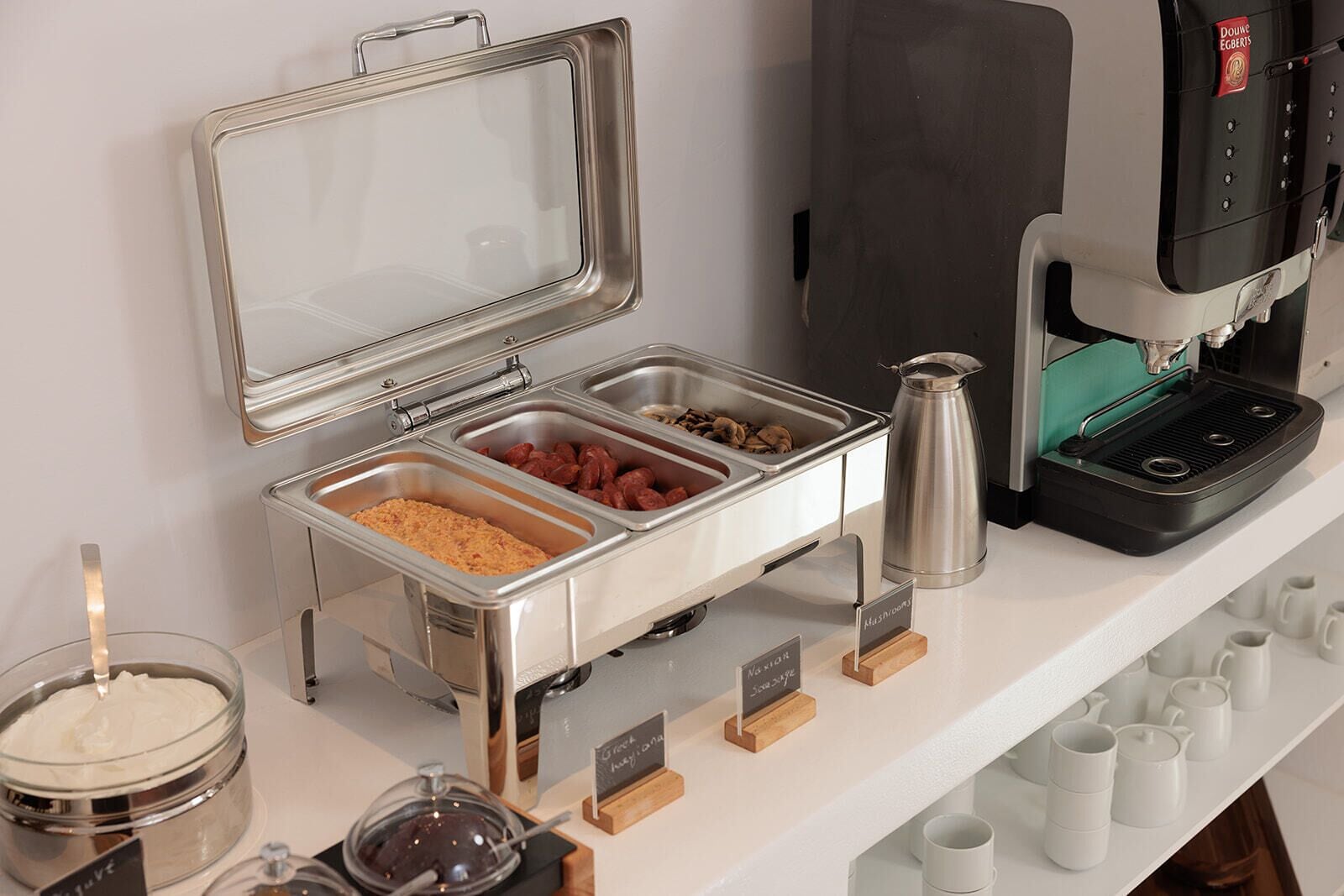 daily buffet breakfast (eur 15 per person)