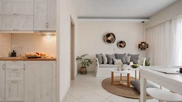 Apartment, 1 Schlafzimmer | Wohnbereich | LCD-Fernseher