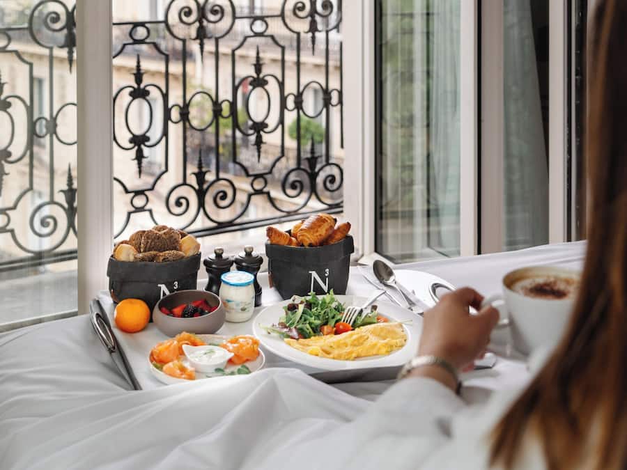 Servicio de comidas en la habitación