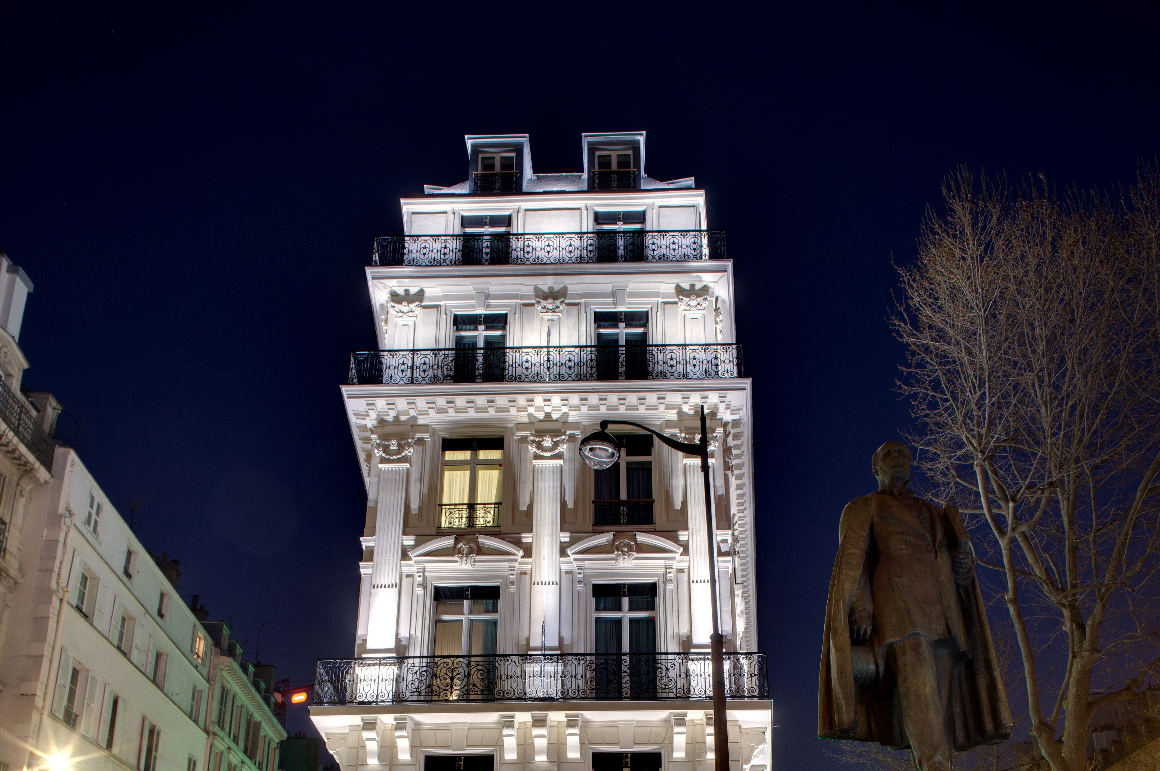 front of property – evening/night