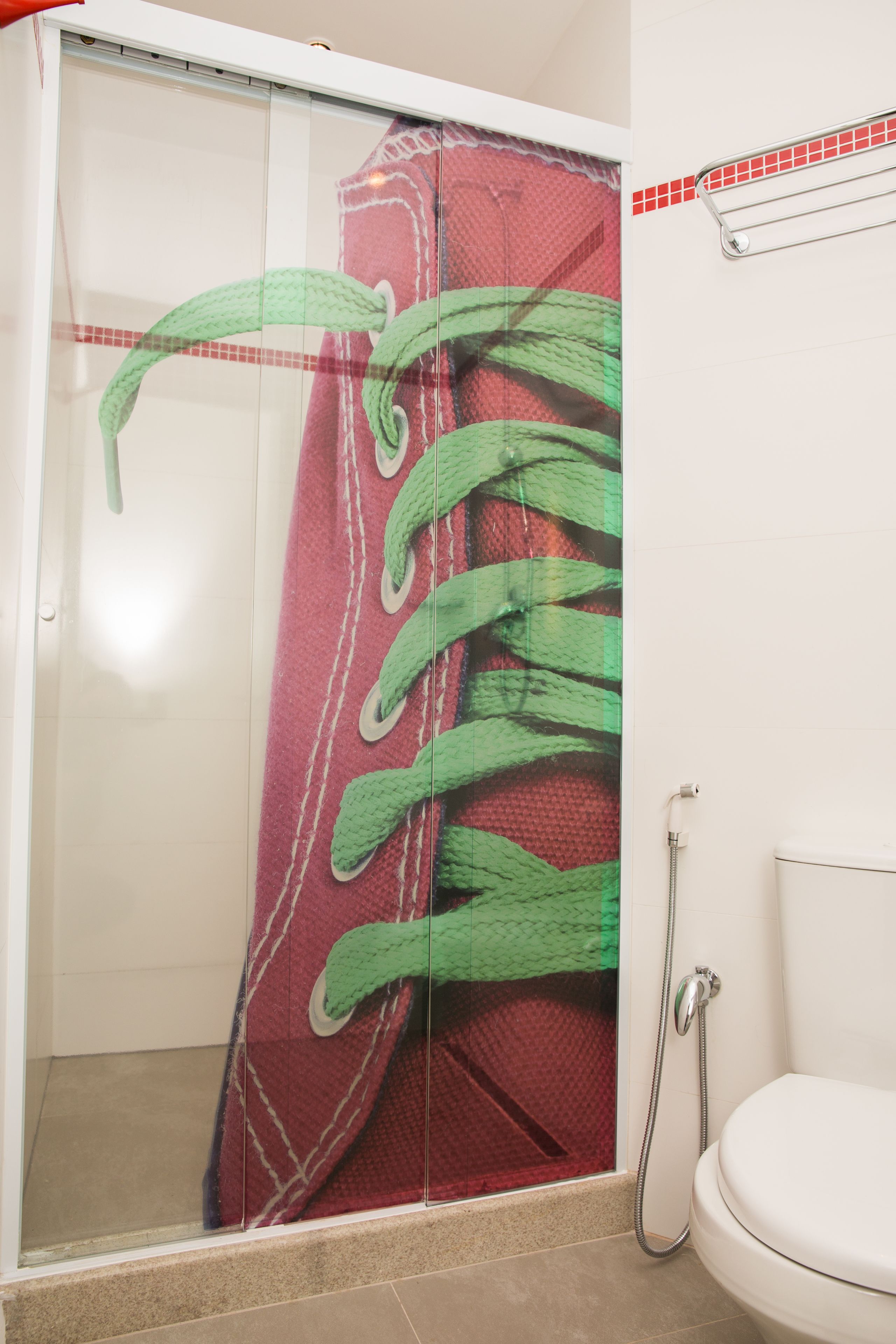 standard apartment, 2 single beds | bathroom | shower, eco-friendly toiletries, hair dryer, towels