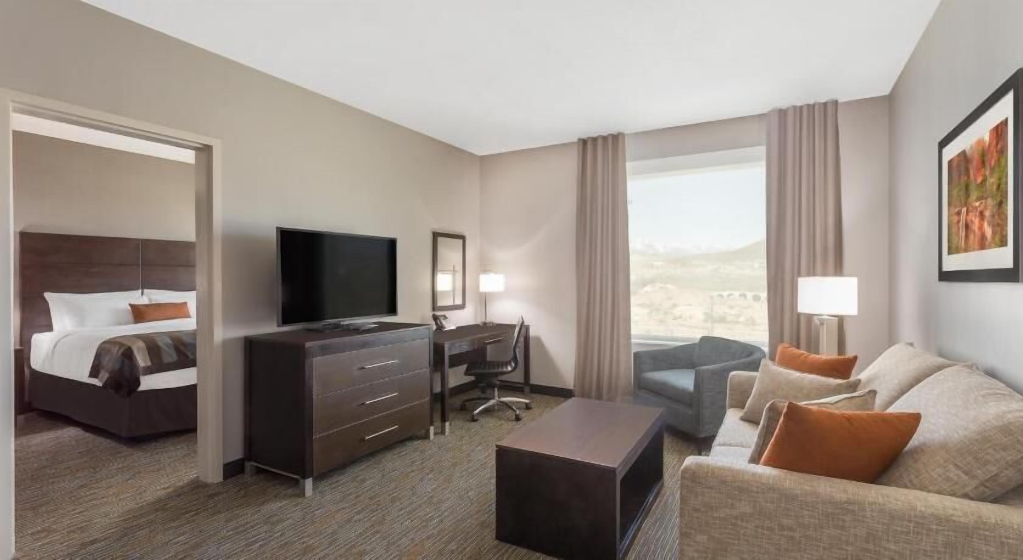 In-room safe, desk, iron/ironing board, free cribs/infant beds