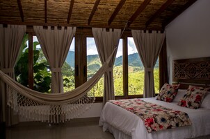 Standard-herbergi með tvíbreiðu rúmi - 1 svefnherbergi - einkabaðherbergi - fjallasýn | Fjallasýn