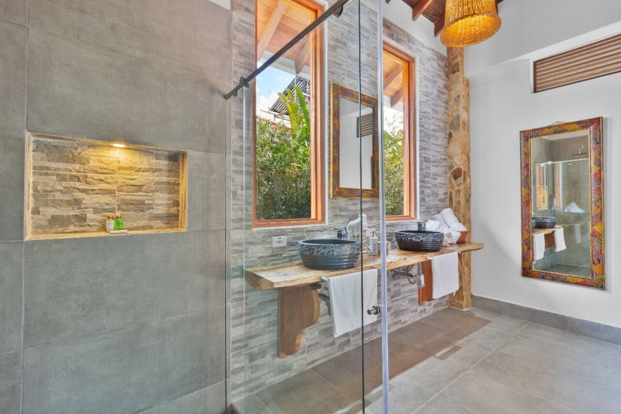 villa master suite | 1 bedroom, premium bedding, select comfort beds, minibar