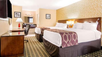 Desk, iron/ironing board, rollaway beds, free WiFi