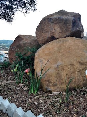 Blick von der Unterkunft