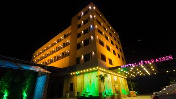 Front of property – evening/night