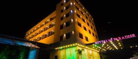 Front of property – evening/night